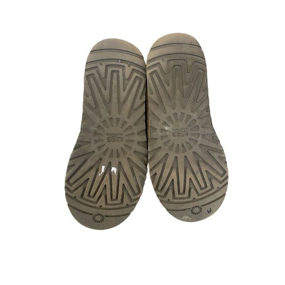 Ugg Boots Womens Size 6 Cardy Tan Brown Tall Button Winter Warm Excellent Used - Picture 6 of 8